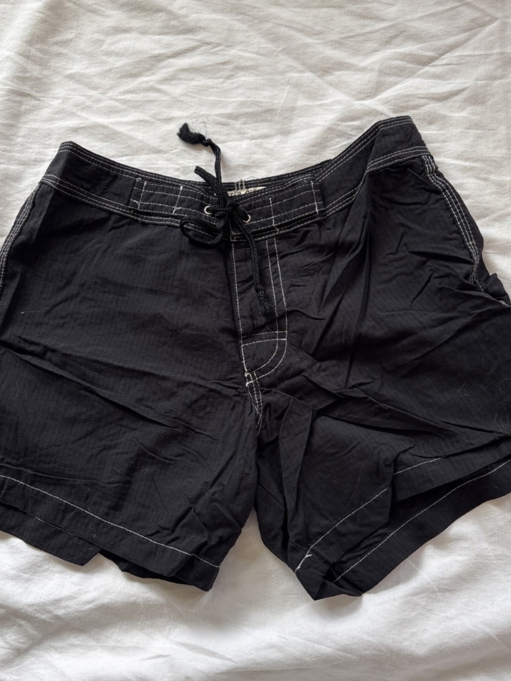 WATER GIRL by Patagonia Size 3/4 Vintage Y2K Black Shorts Nylon USA Made